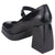Zapato Chalada Mujer Dune-4 V Negro Casual Tacones Bajos Chalada 