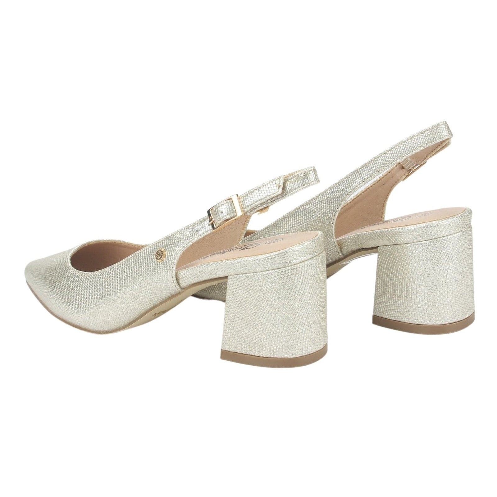 Zapato Chalada Mujer Faiza-1 Dorado Casual Tacones Bajos Chalada 