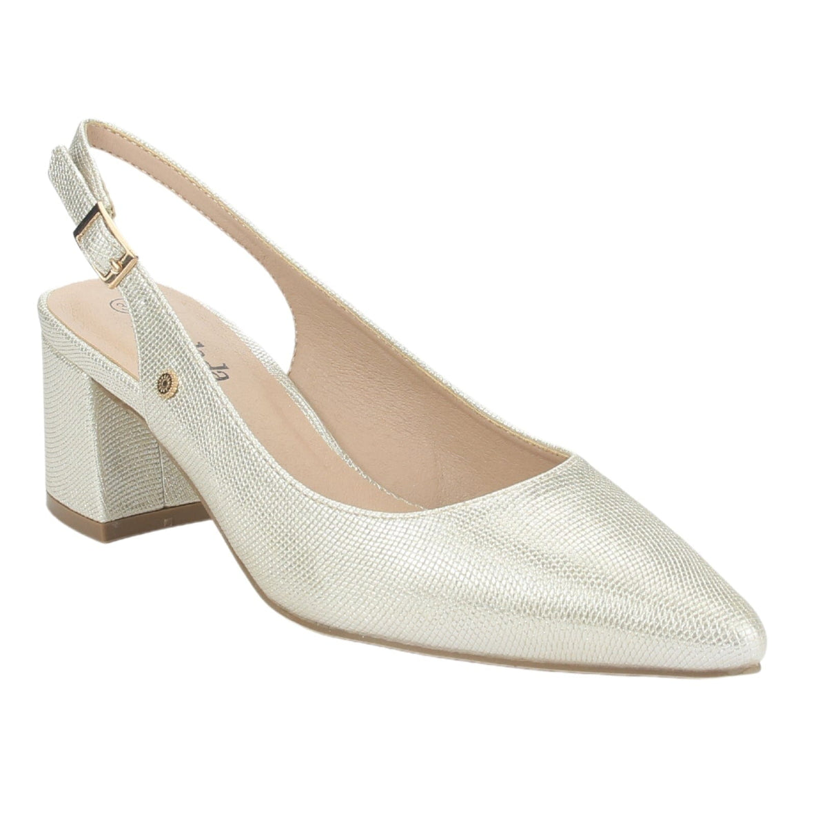 Zapato Chalada Mujer Faiza-1 Dorado Casual Tacones Bajos Chalada 