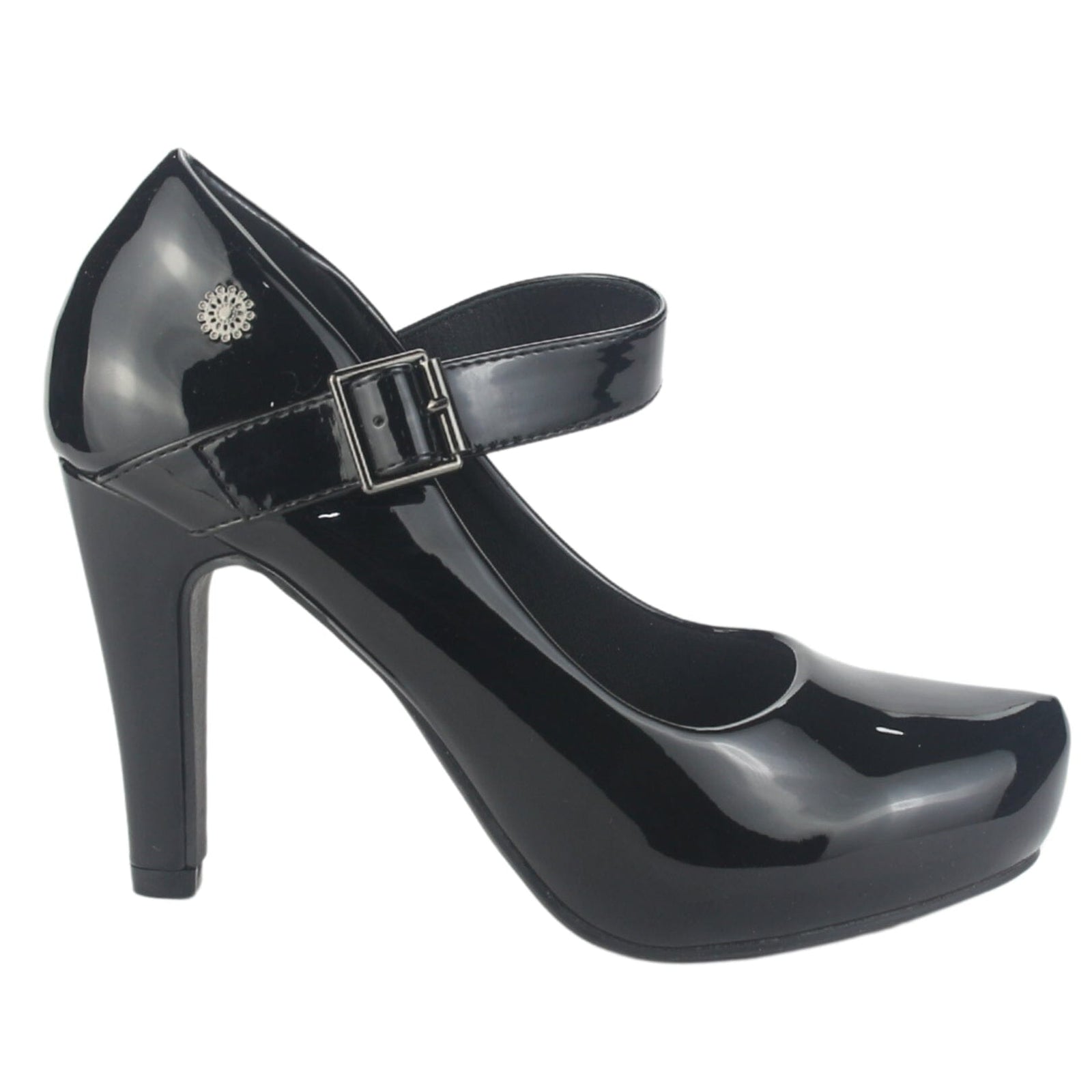 Zapato Chalada Mujer Fashion-71 Negro Fiesta Zapatos Taco Chalada 