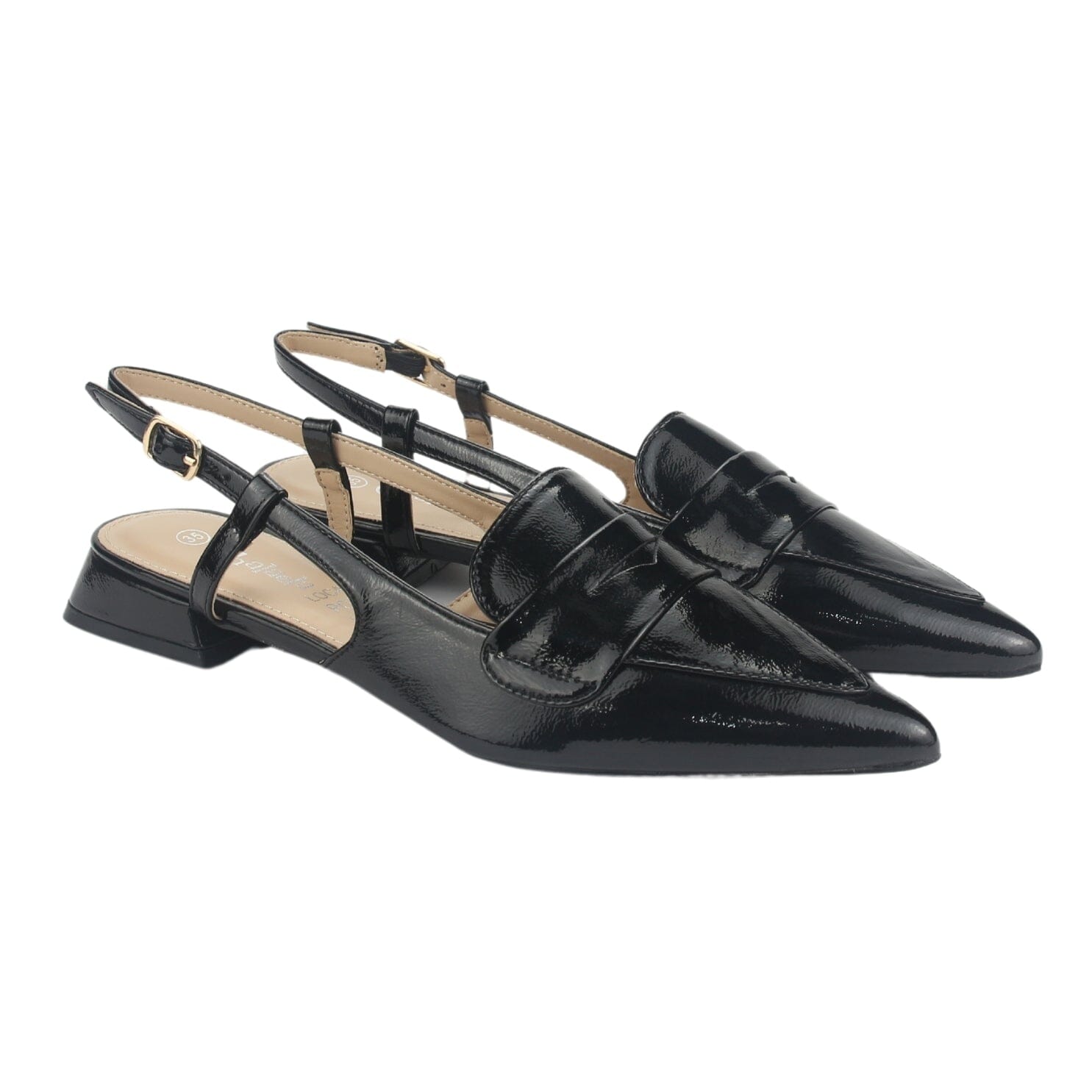 Zapato Chalada Mujer Feola-1 Negro Casual Tacones Bajos Chalada 