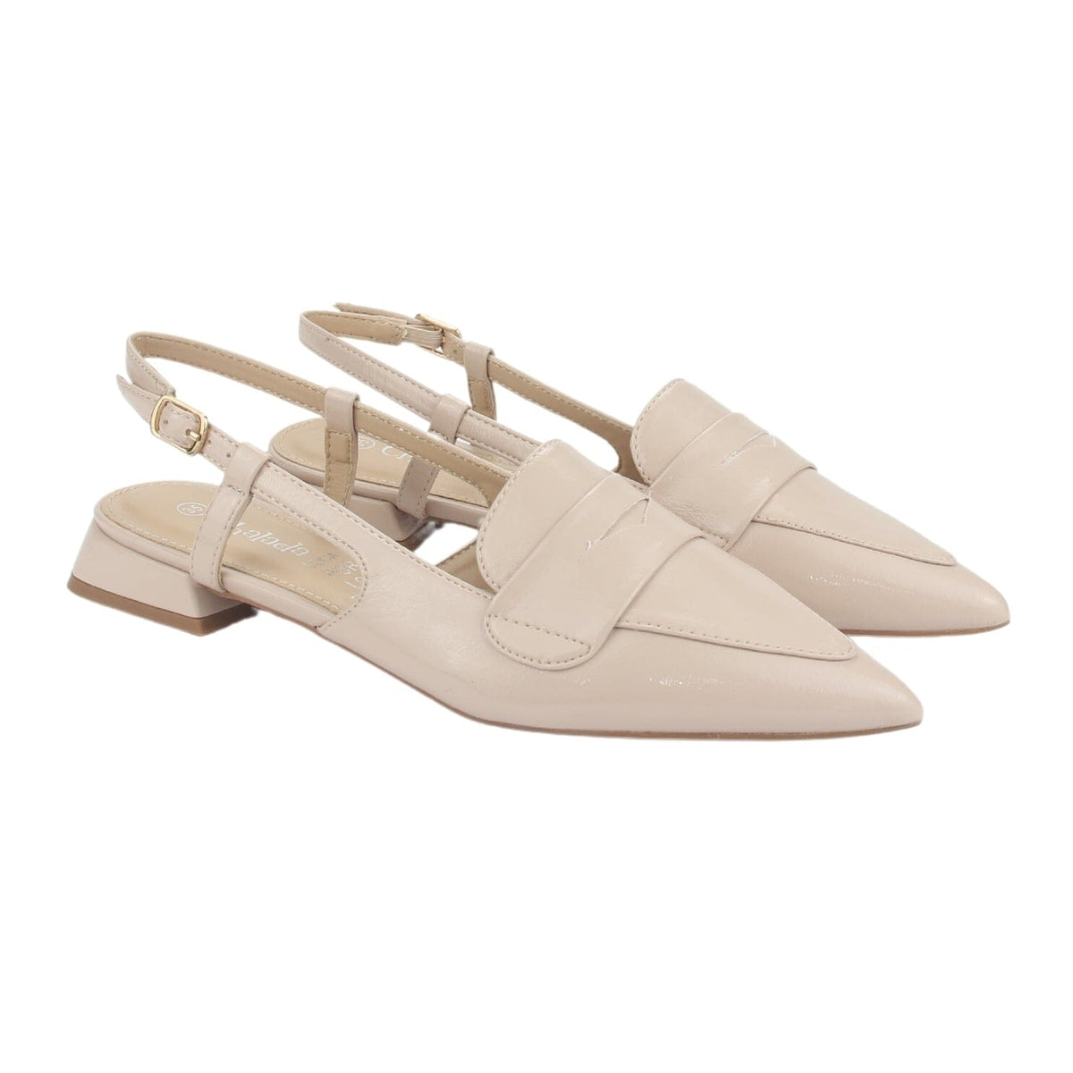 Zapato Chalada Mujer Feola-1 Nude Casual Tacones Bajos Chalada 