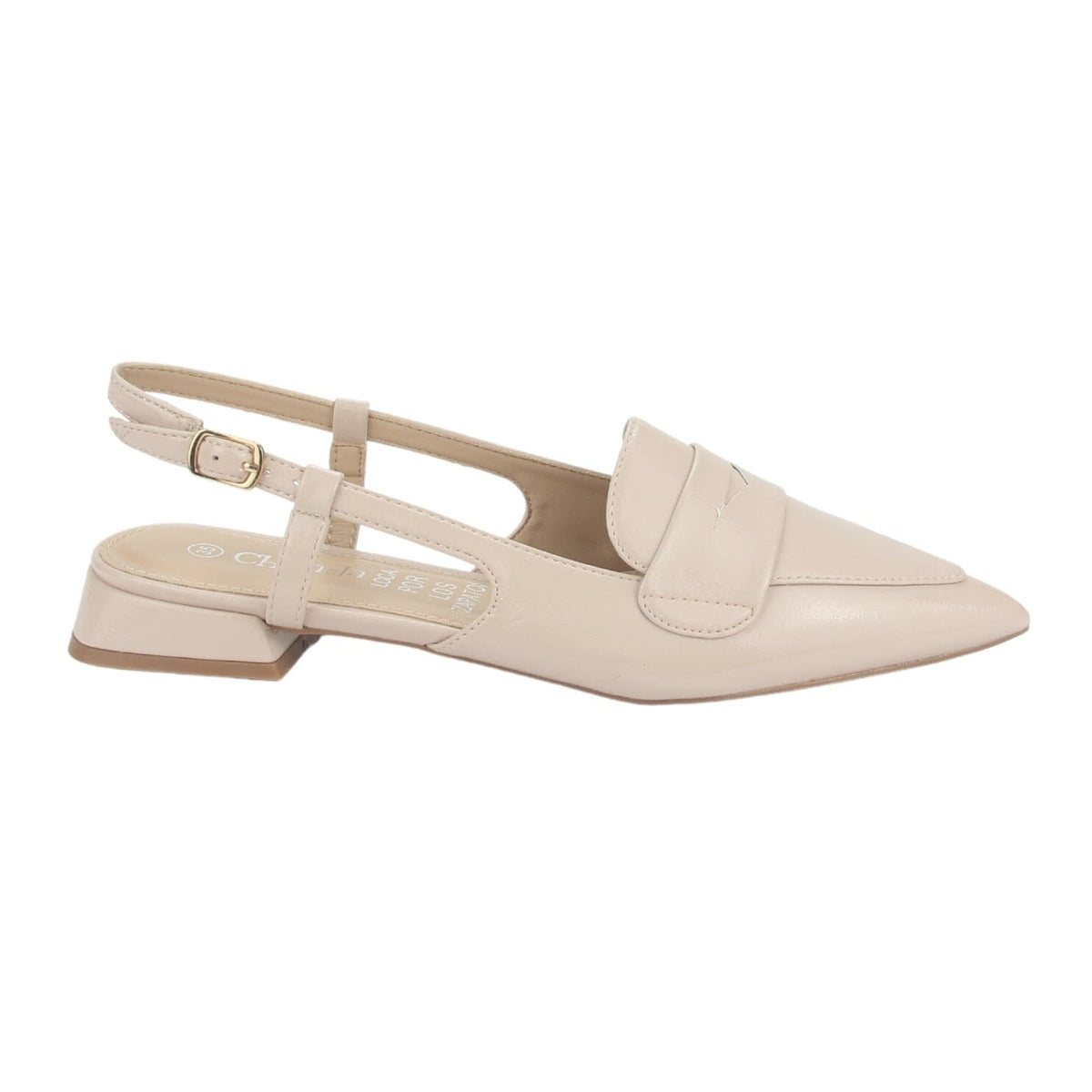 Zapato Chalada Mujer Feola-1 Nude Casual Tacones Bajos Chalada 