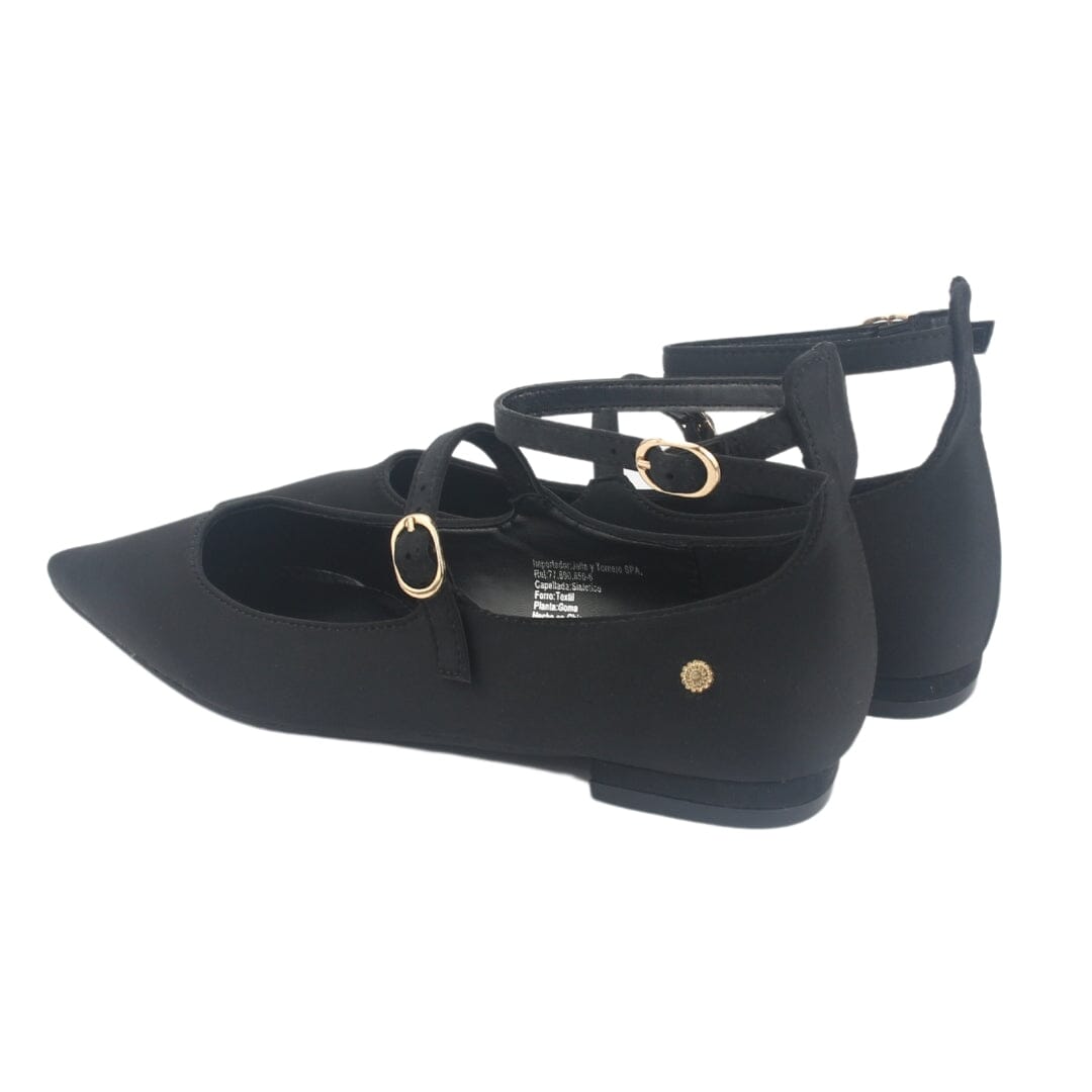 Zapato Chalada Mujer Feola-2 Negro Casual Tacones Bajos Chalada 