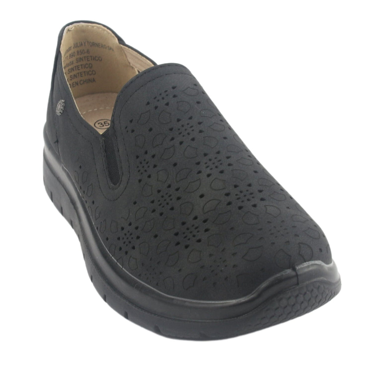 Zapato Chalada Mujer Finest-4 Negro Casual Zapatos Planos Comfort Chalada 