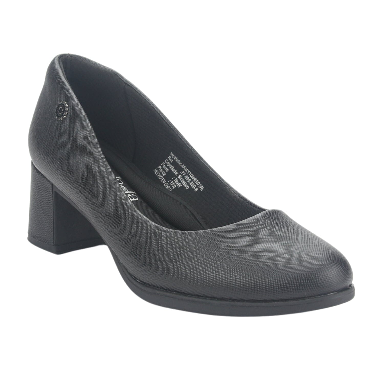Zapato Chalada Mujer Fita-1 Negro Casual Tacones Bajos Chalada 