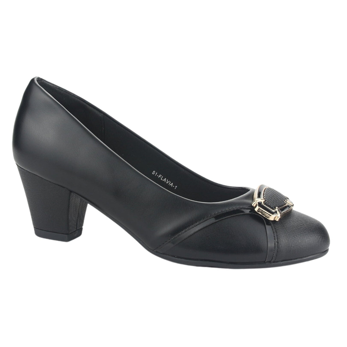 Zapato Chalada Mujer Flavia-1 Negro Casual Tacones Altos Chalada 