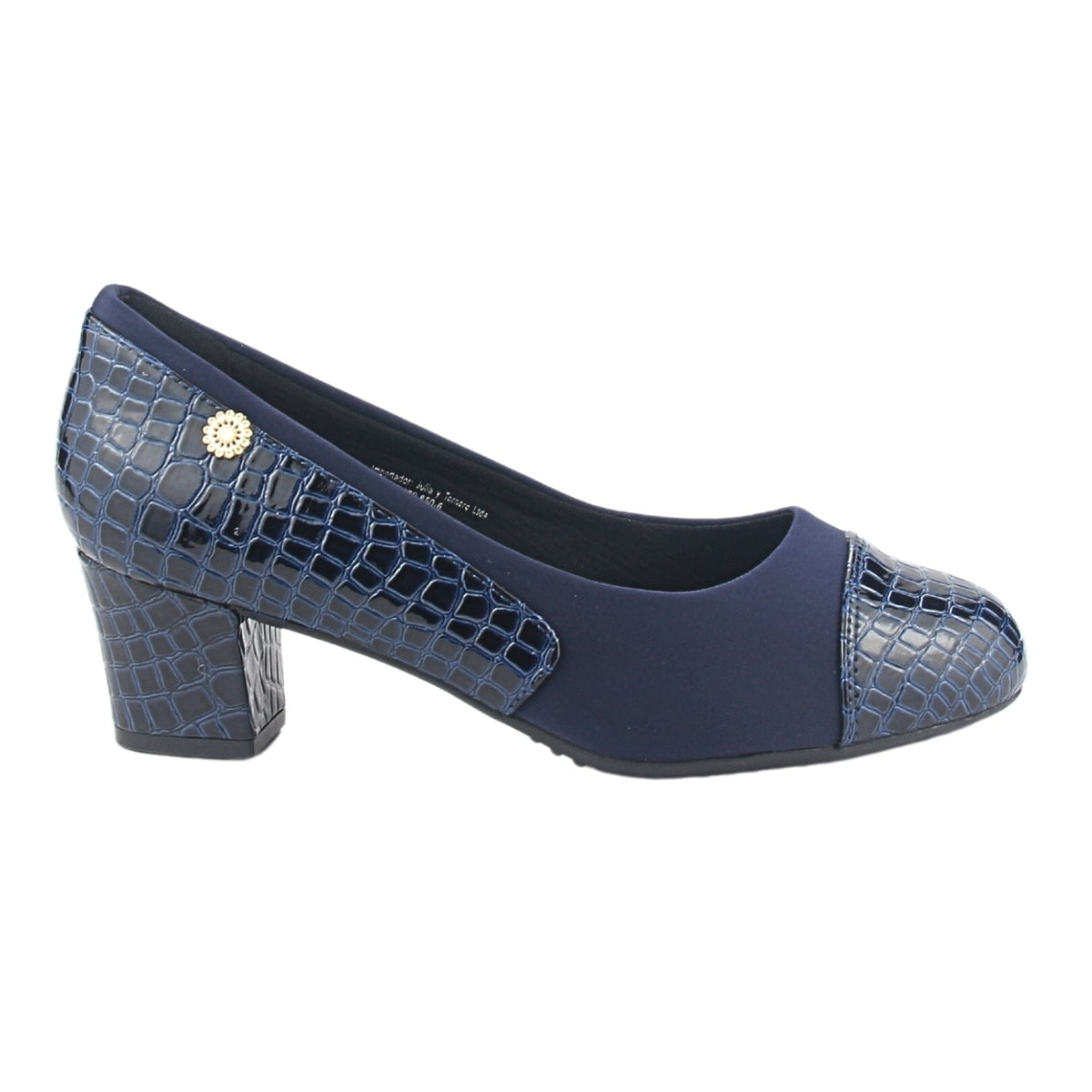 Zapato Chalada Mujer Flexi-15 Azul Marino Casual Tacones Bajos Chalada 