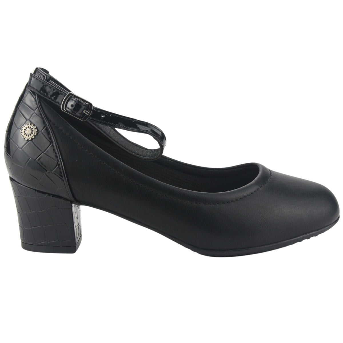 Zapato Chalada Mujer Flexi-27 Negro Casual Mocasines Taco Chalada 