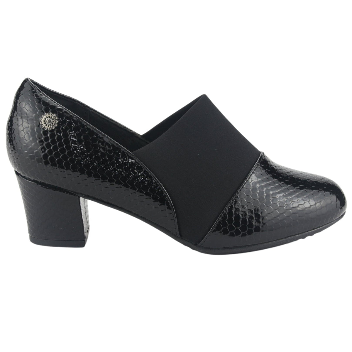 Zapato Chalada Mujer Flexi-42 Negro Casual Mocasines Taco Chalada 