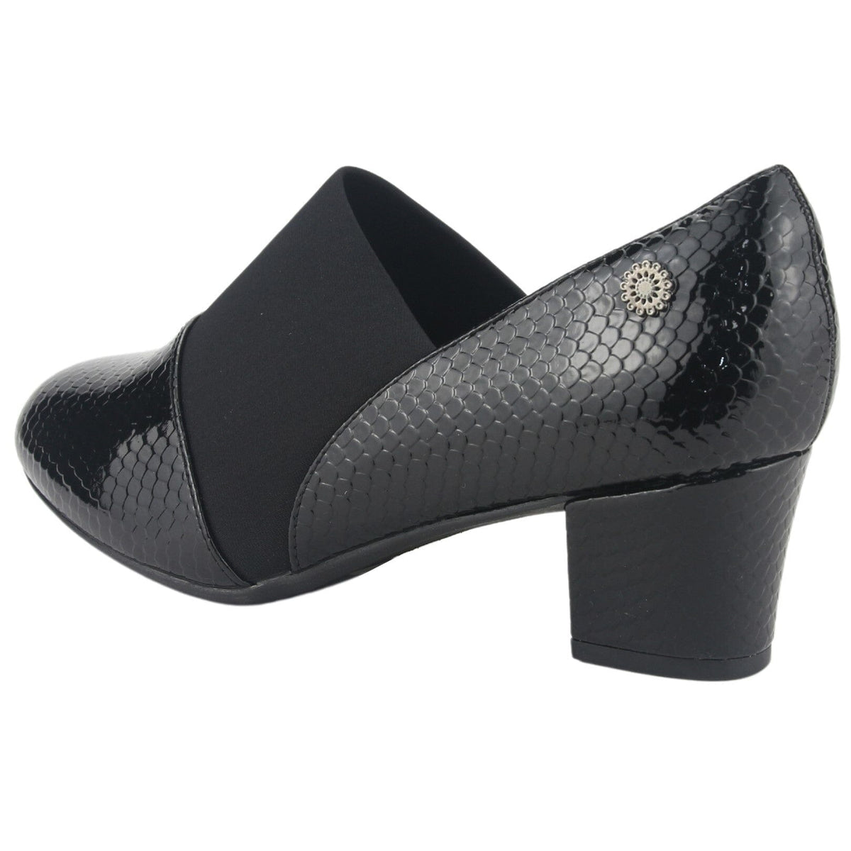 Zapato Chalada Mujer Flexi-42 Negro Casual Mocasines Taco Chalada 