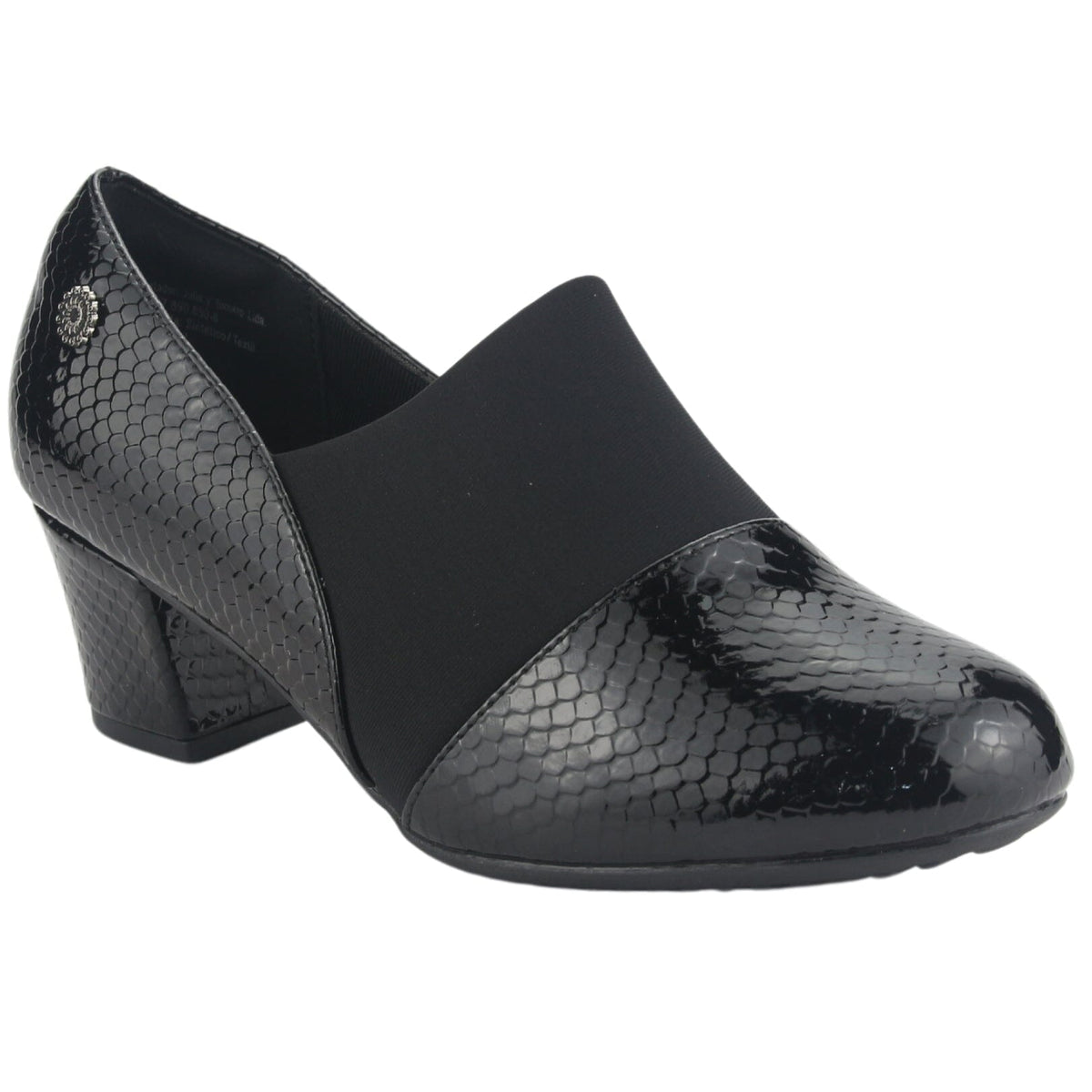 Zapato Chalada Mujer Flexi-42 Negro Casual Mocasines Taco Chalada 