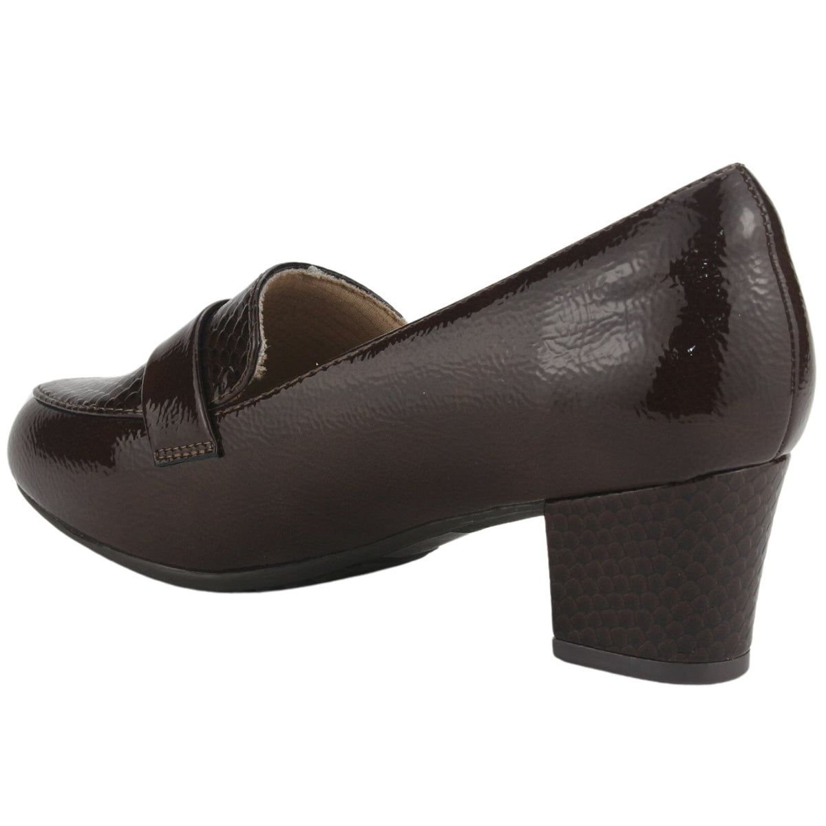 Zapato Chalada Mujer Flexi-46 Café Casual Mocasines Taco Chalada 