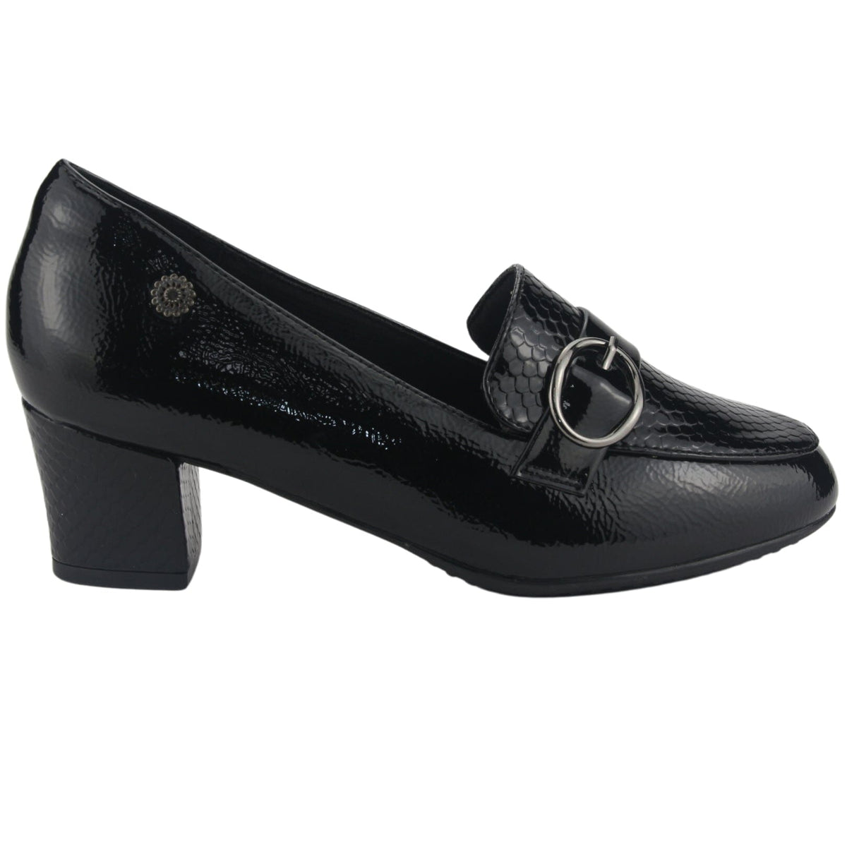 Zapato Chalada Mujer Flexi-46 Negro Casual Mocasines Taco Chalada 