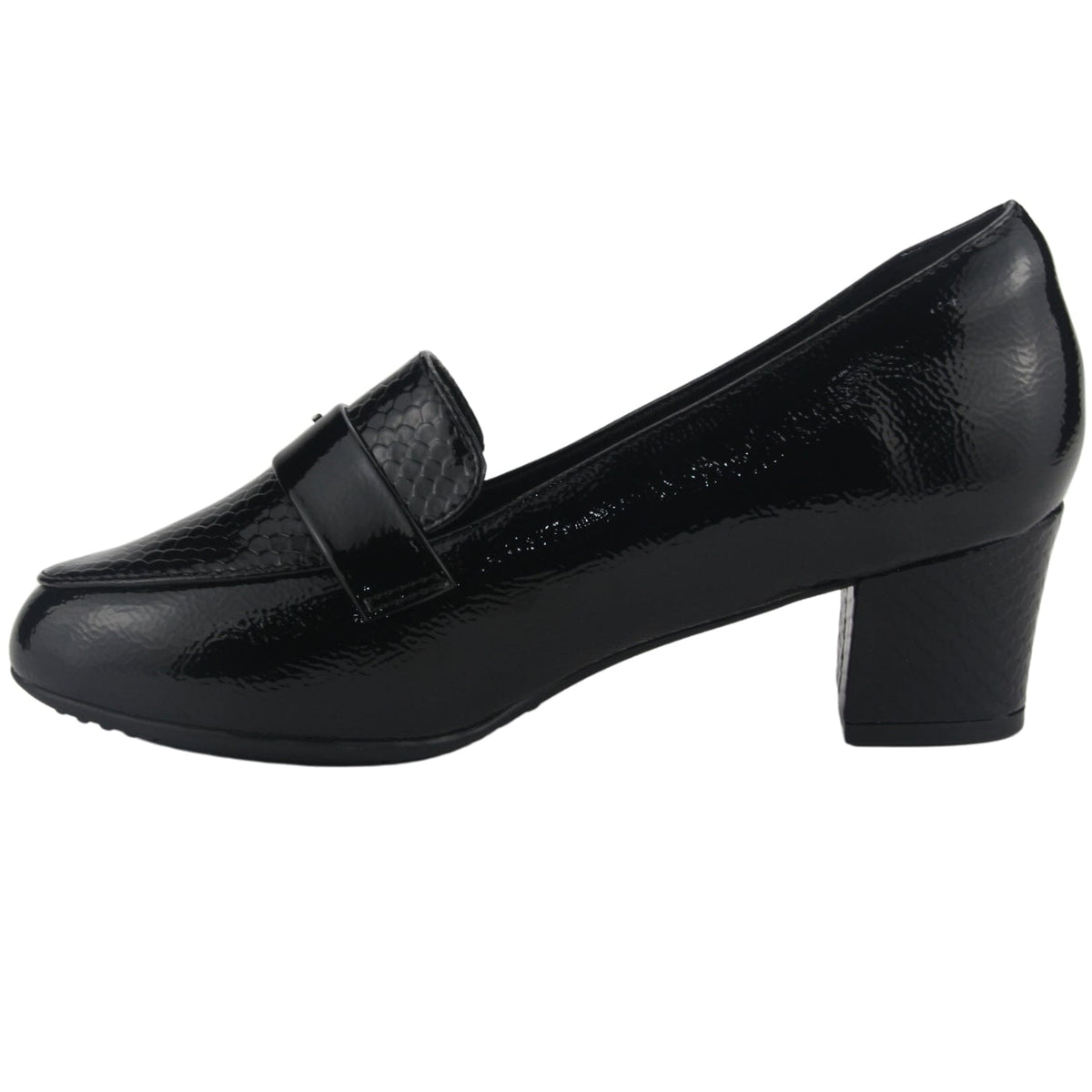 Zapato Chalada Mujer Flexi-46 Negro Casual Mocasines Taco Chalada 