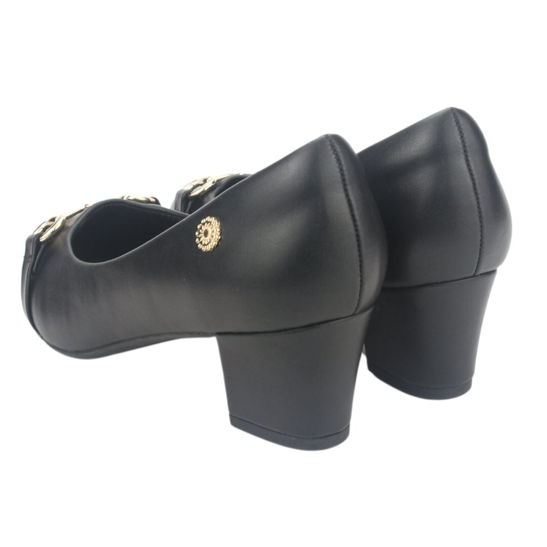 Zapato Chalada Mujer Flexi-47 Negro Casual Mocasines Taco Chalada 