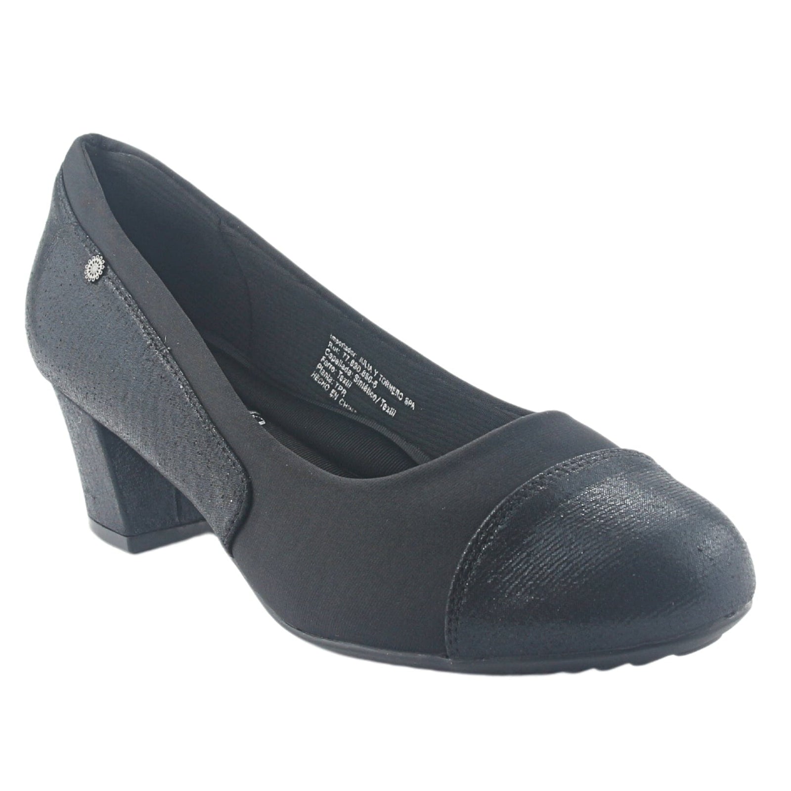Zapato Chalada Mujer Flexi-52 Negro Casual Zapatos Taco Chalada 