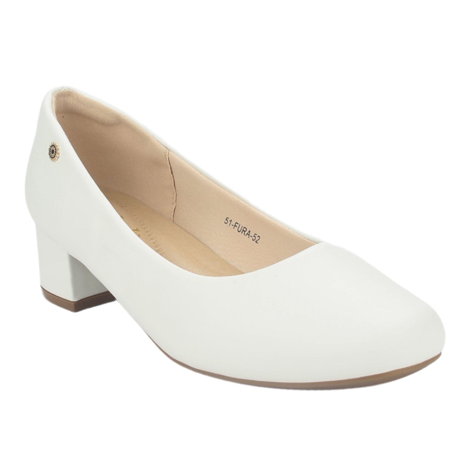 Zapato Chalada Mujer Fura-52 Blanco Casual Tacones Bajos Chalada 