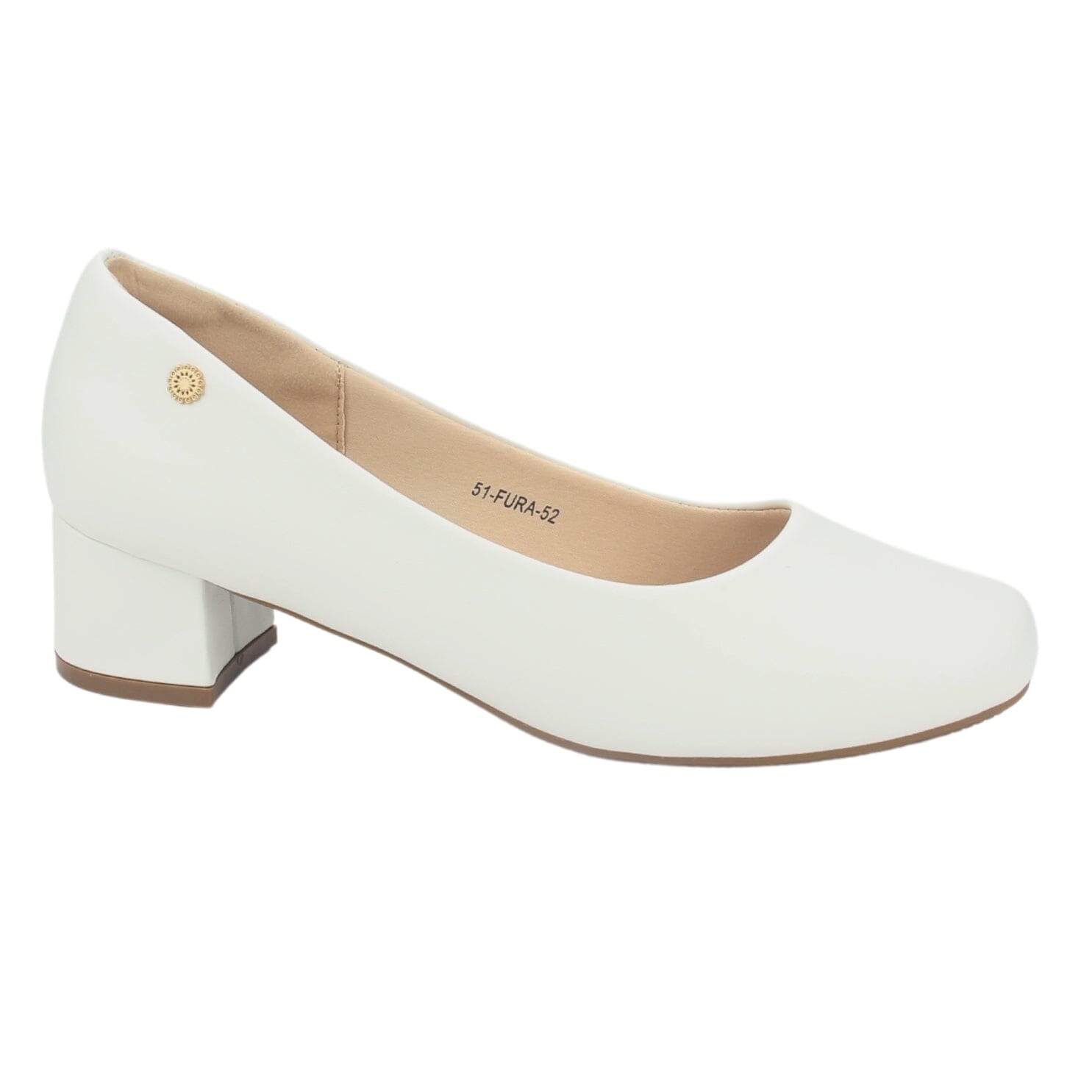 Zapato Chalada Mujer Fura-52 Blanco Casual Tacones Bajos Chalada 