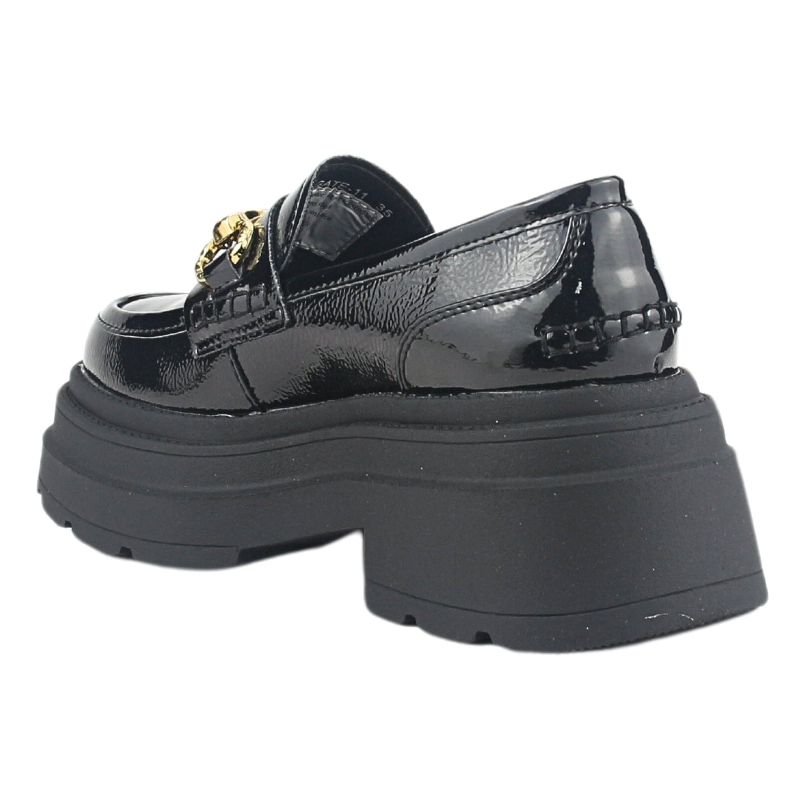 Zapato Chalada Mujer Gate-11 Negro Casual Mocasines Plataforma Chalada 