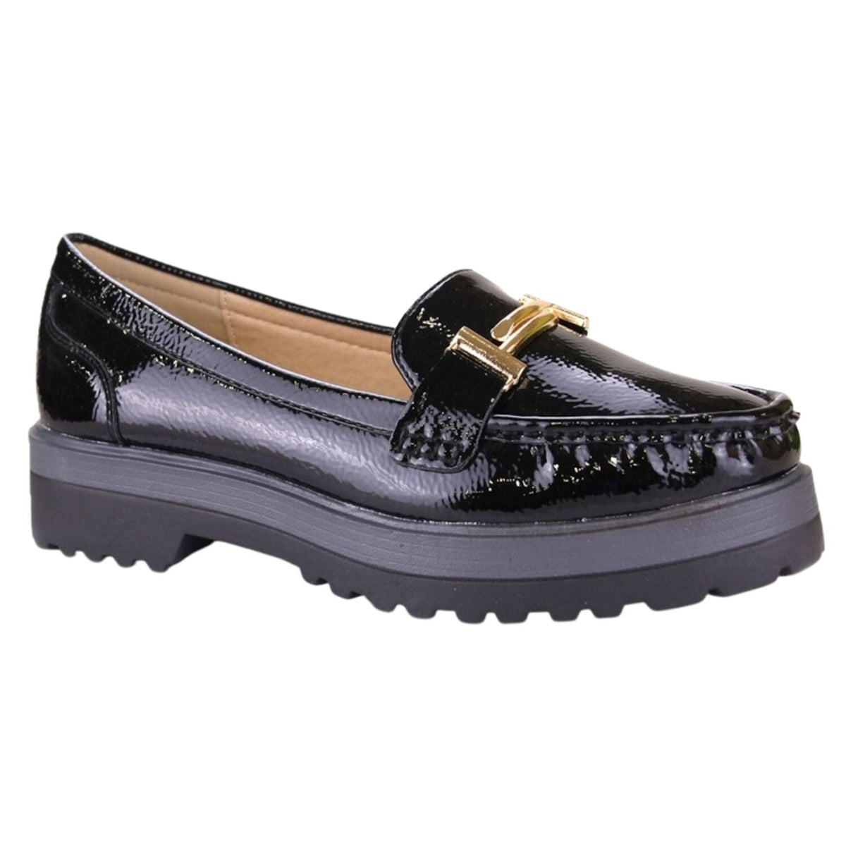 Zapato Chalada Mujer Grand-12 Negro Plataforma Zapatos Chalada 