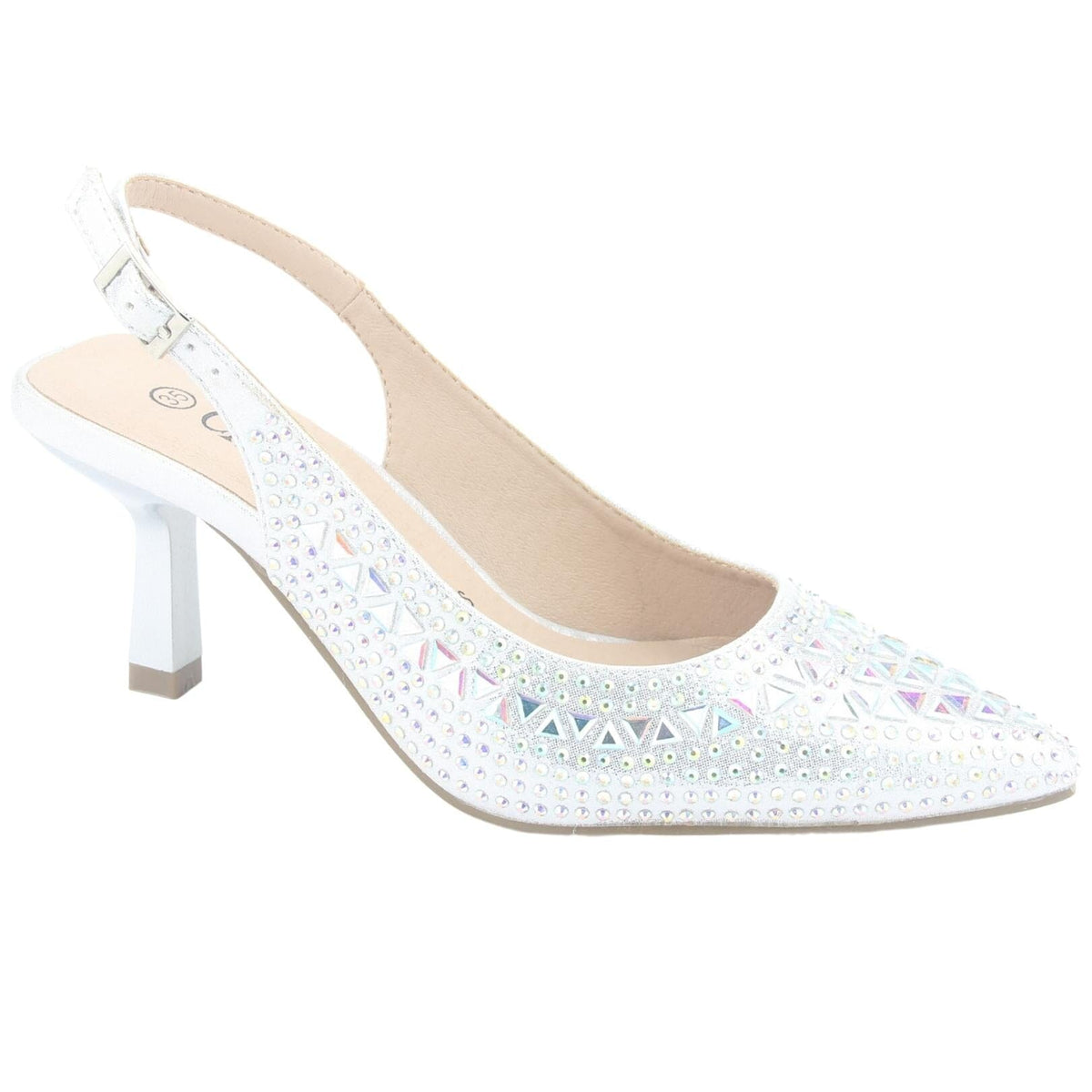 Zapato Chalada Mujer Hot-70 Plateado Casual Tacones Altos Chalada 