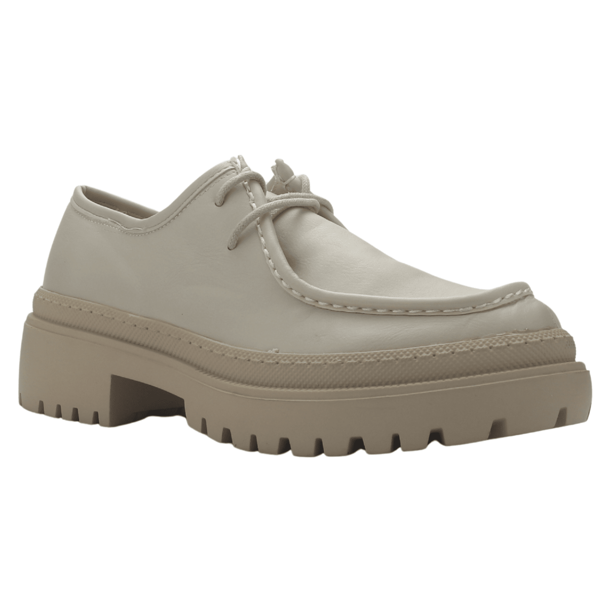 Zapato Chalada Mujer Jing-1 Beige Casual Zapatos Taco Chalada 