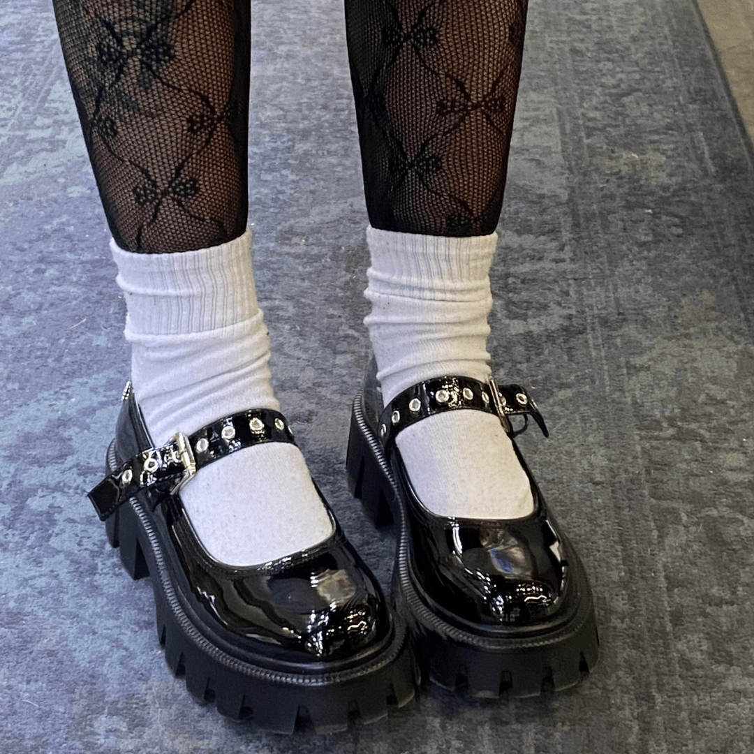 Zapato Chalada Mujer Joing-1 Negro Plataforma Mocasines Plataforma Chalada 