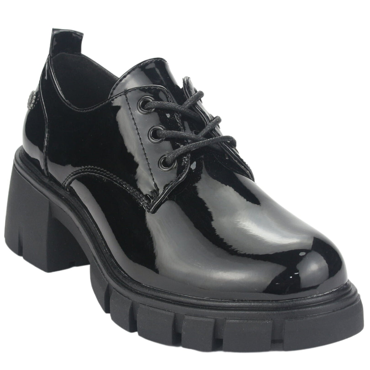 Zapato Chalada Mujer Justy-1 Negro Casual Zapatos Taco Chalada 