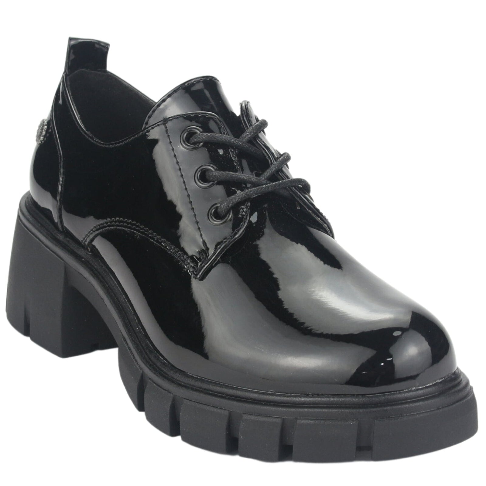Zapato Chalada Mujer Justy-1 Negro Casual Zapatos Taco Chalada 