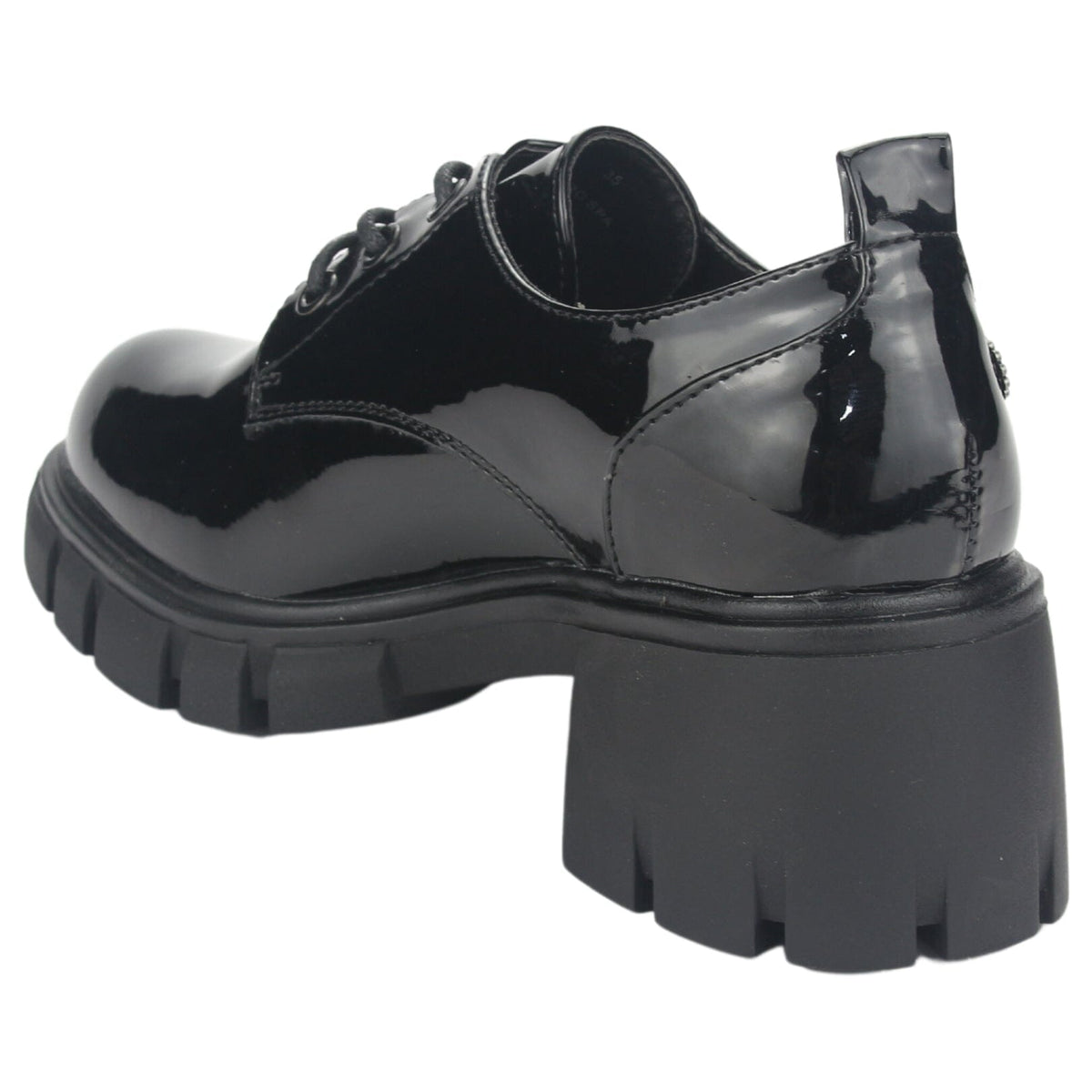 Zapato Chalada Mujer Justy-1 Negro Casual Zapatos Taco Chalada 