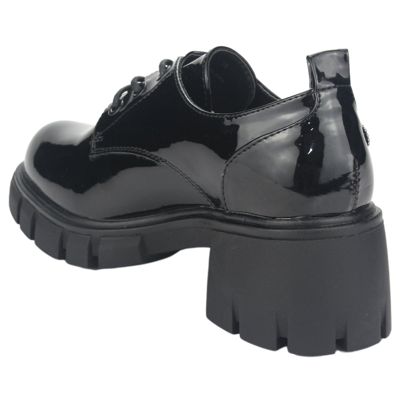 Zapato Chalada Mujer Justy-1 Negro Casual Zapatos Taco Chalada 
