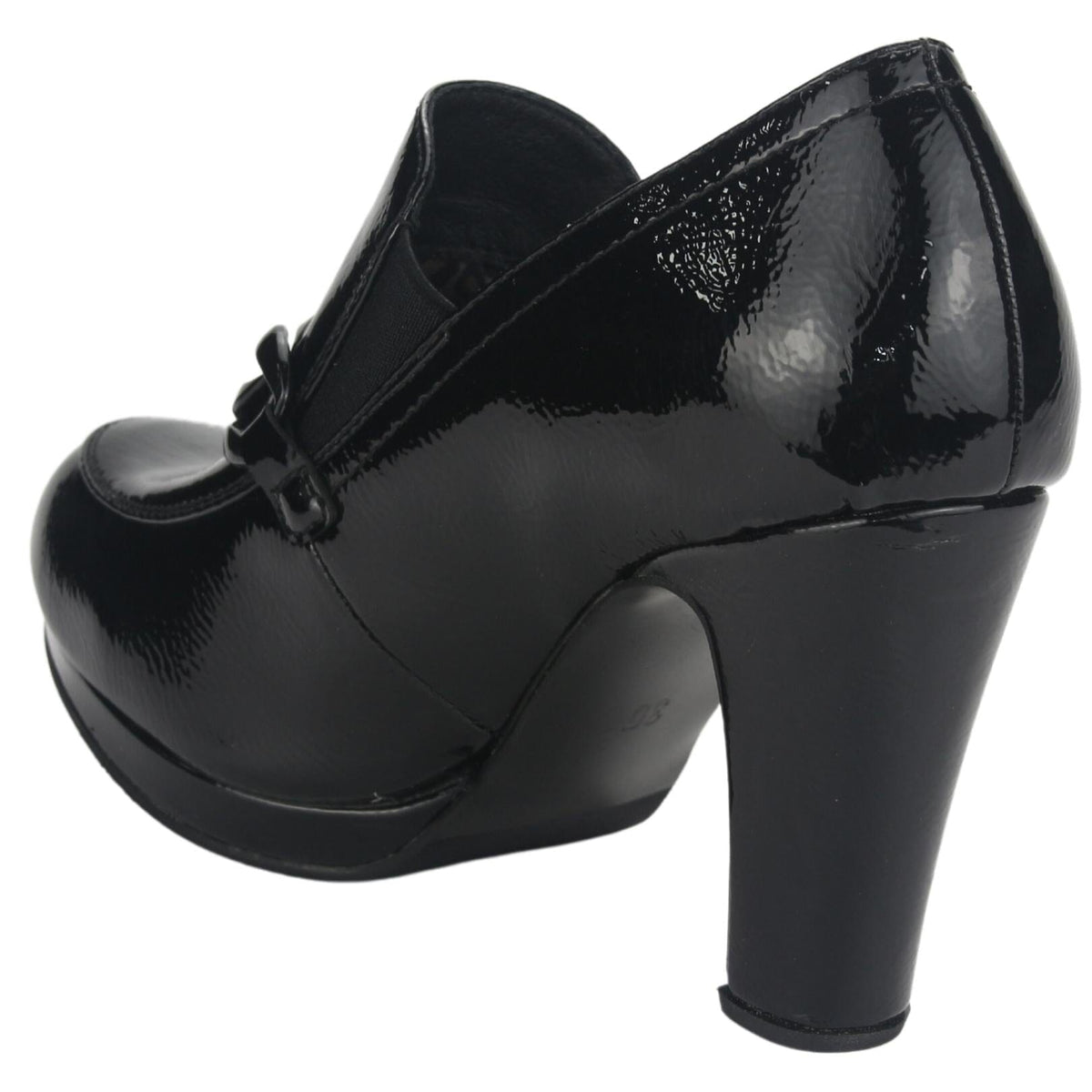 Zapato Chalada Mujer Plataform27 Negro Casual Zapatos Taco Chalada 