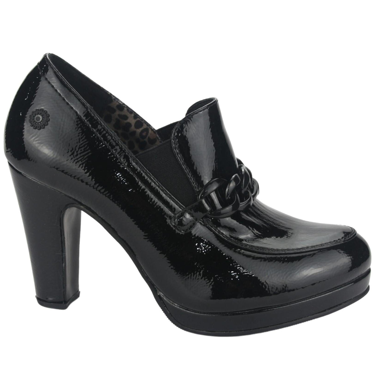 Zapato Chalada Mujer Plataform27 Negro Casual Zapatos Taco Chalada 