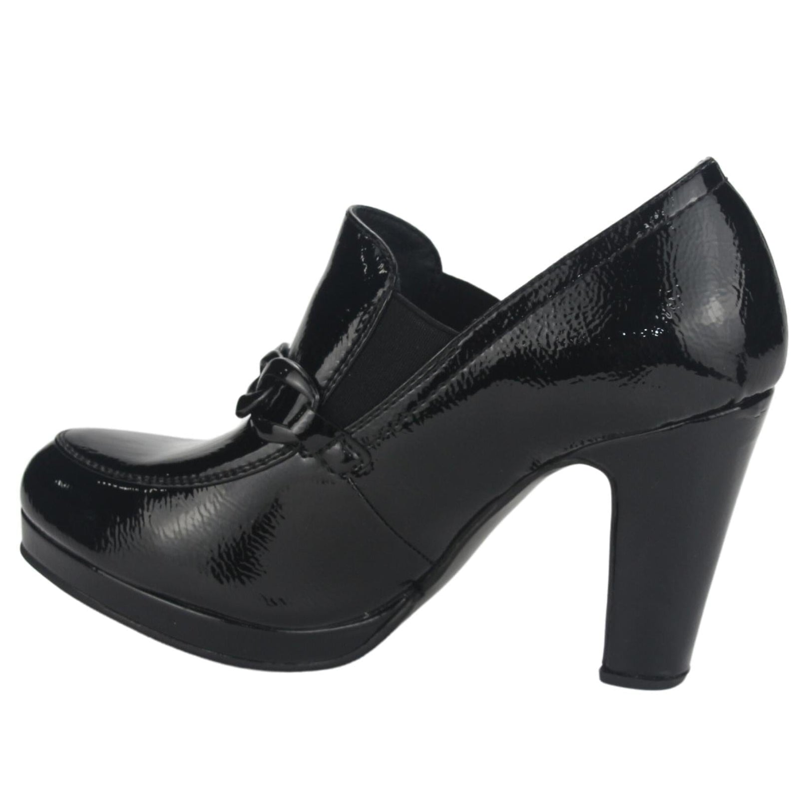Zapato Chalada Mujer Plataform27 Negro Casual Zapatos Taco Chalada 