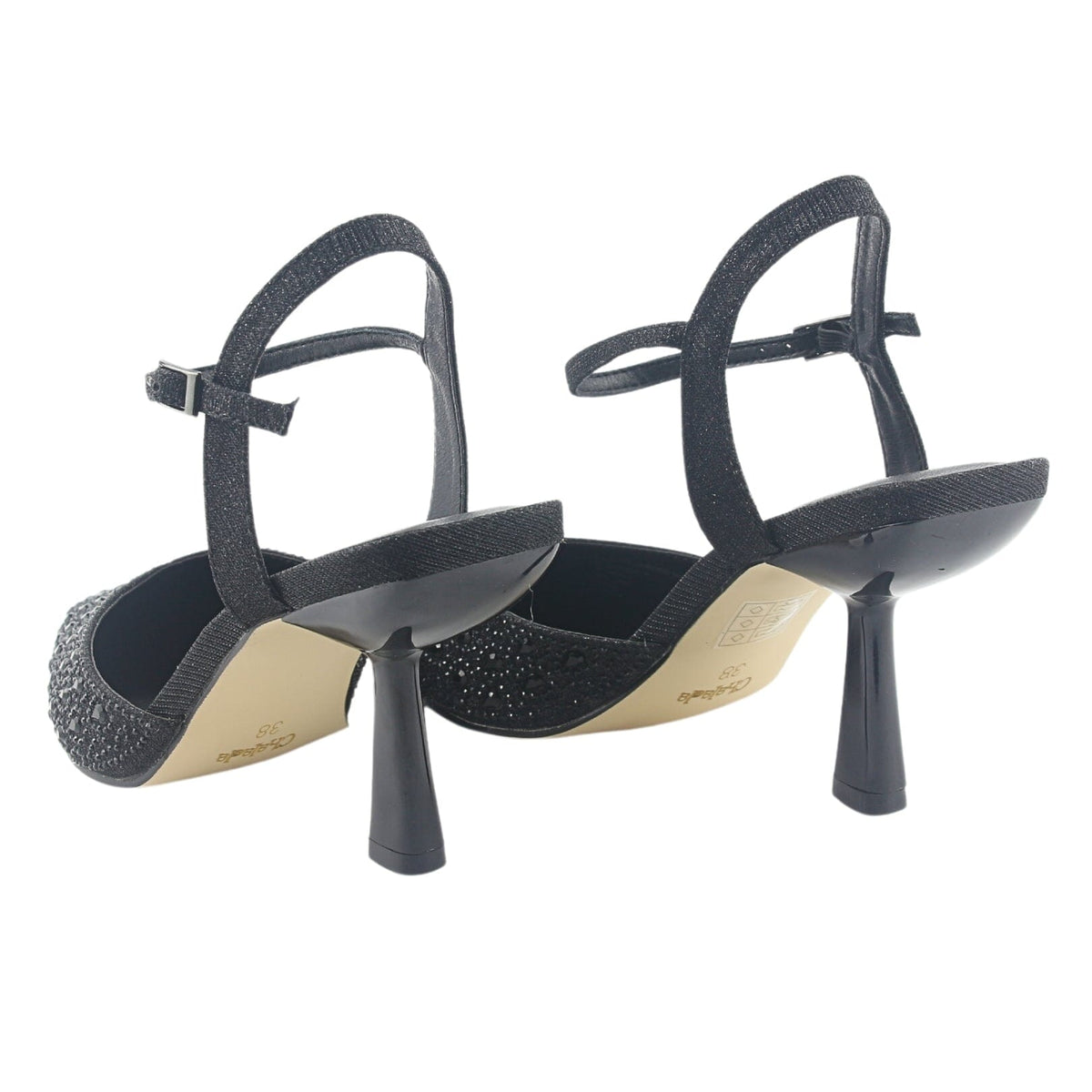 Zapato Chalada Mujer Rebi-1 Negro Moda Zapatos Taco Chalada 