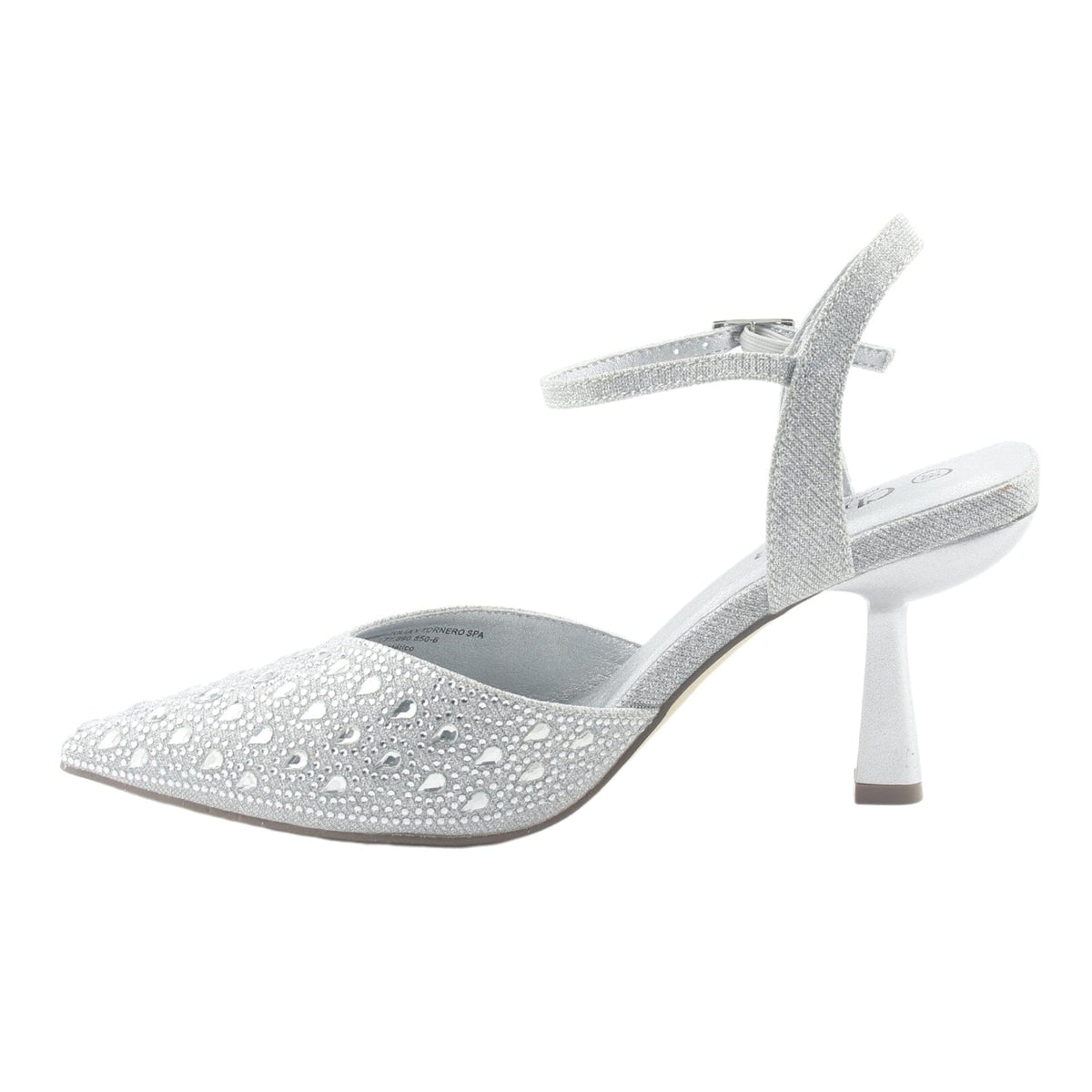 Zapato Chalada Mujer Rebi-1 Plateado Moda Zapatos Taco Chalada 