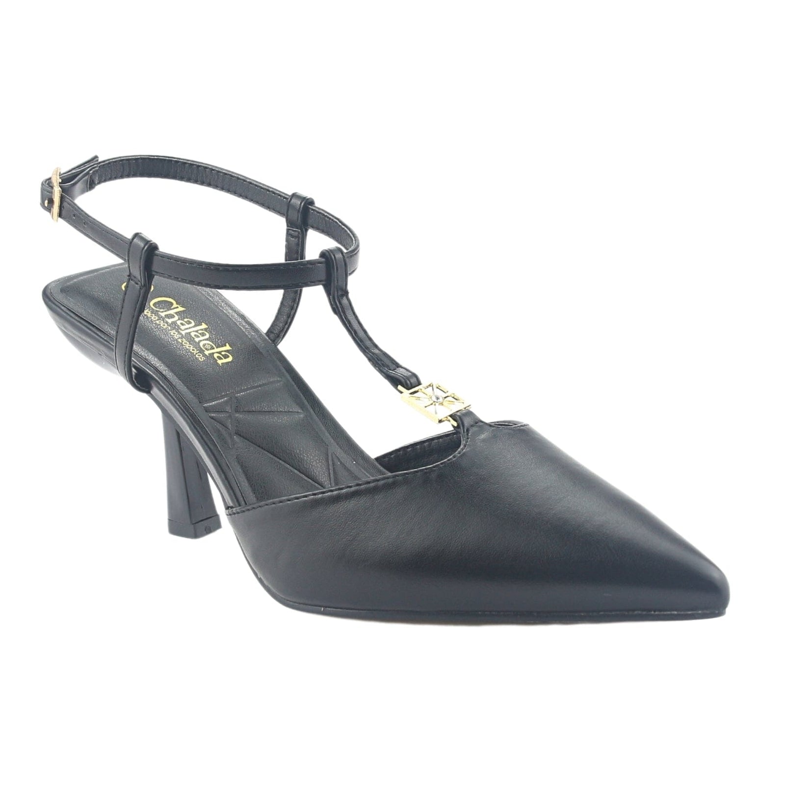 Zapato Chalada Mujer Rebi-2 Negro Moda Zapatos Taco Chalada 