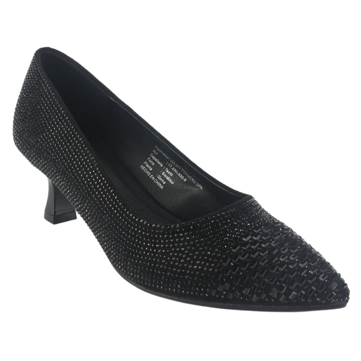 Zapato Chalada Mujer Rebi-3 Negro Casual Tacones Altos Chalada 