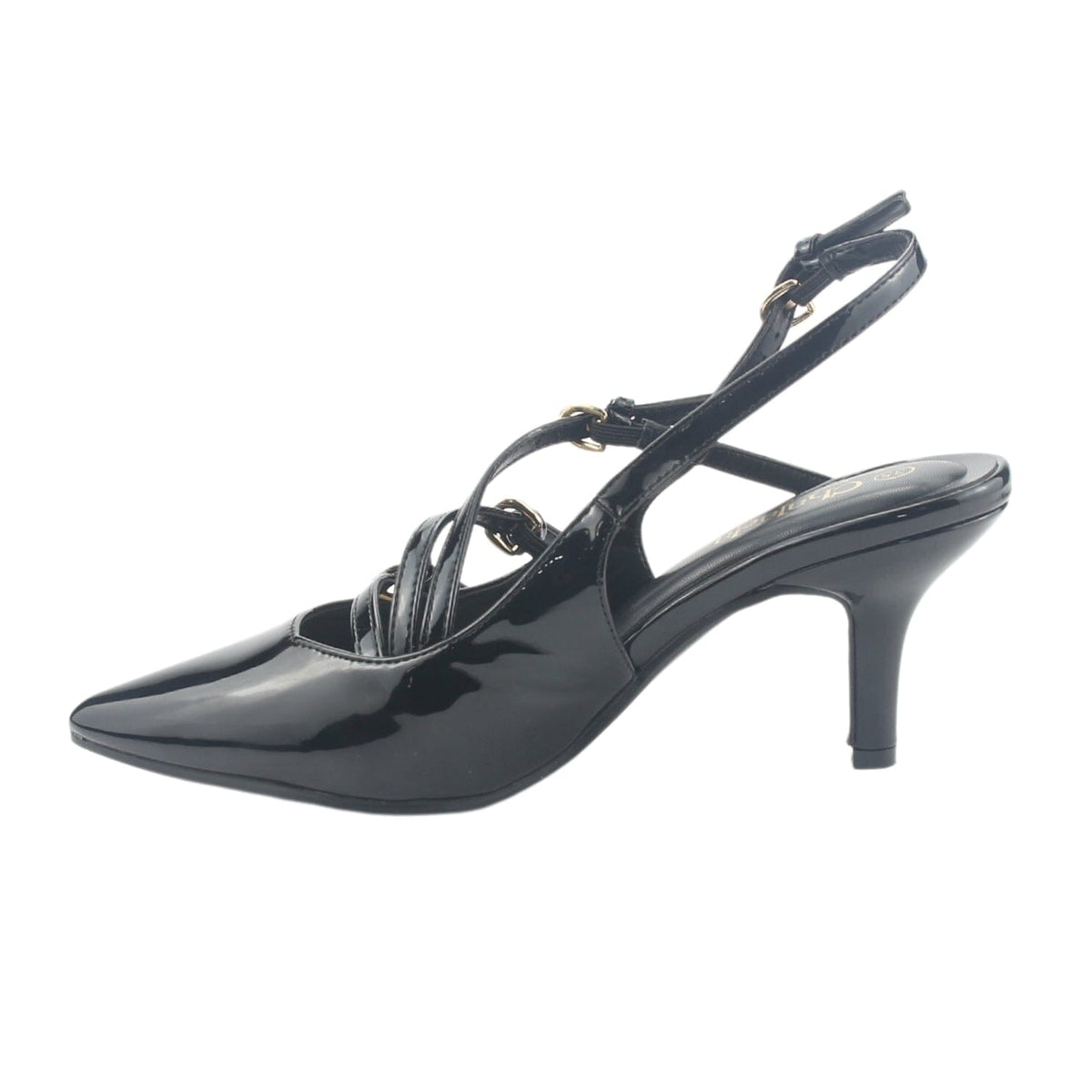 Zapato Chalada Mujer Regent-28 Negro Moda Tacones Bajos Chalada 