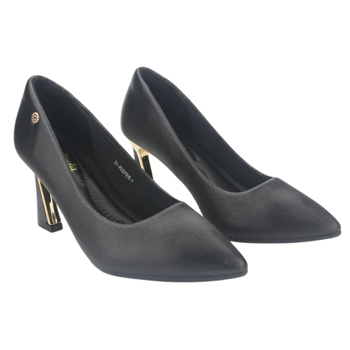 Zapato Chalada Mujer Risper-1 Negro Casual Tacones Altos Chalada 