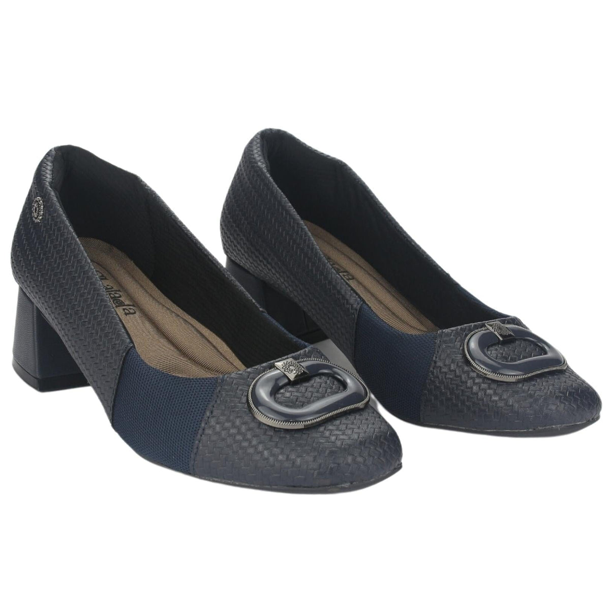 Zapato Chalada Mujer Rupia-1 Azul Marino Casual Tacones Bajos Chalada 