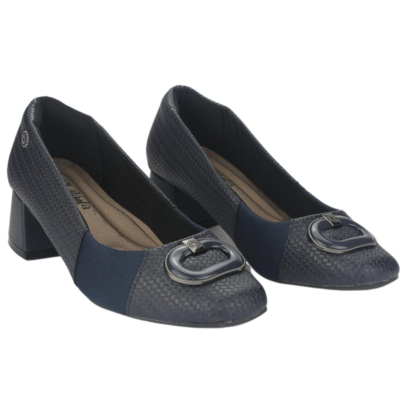 Zapato Chalada Mujer Rupia-1 Azul Marino Casual Tacones Bajos Chalada 