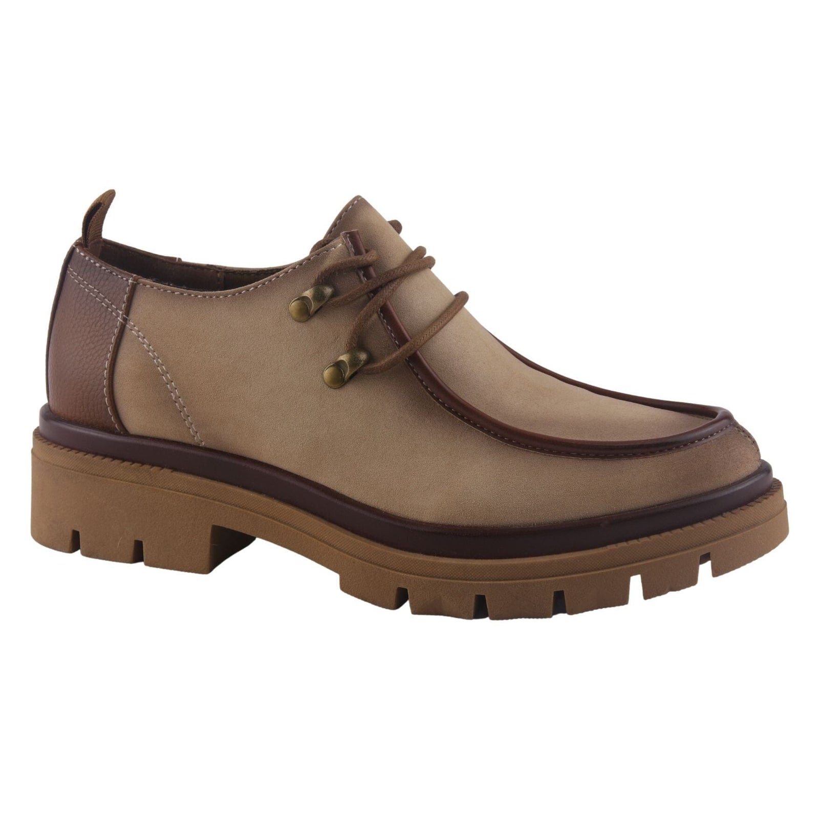 Zapato Chalada Mujer Selina-1 Beige Casual Botines Taco Chalada 