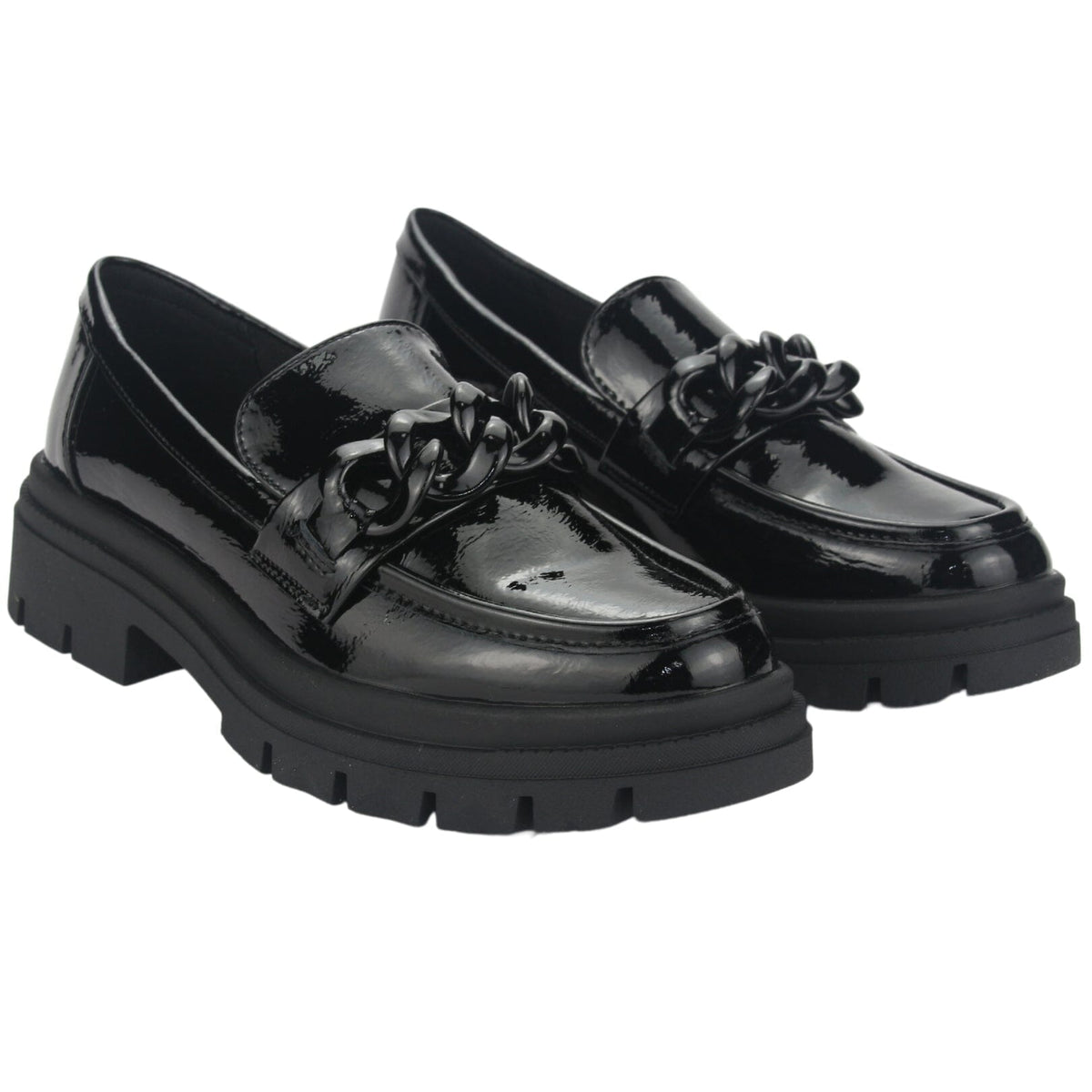Zapato Chalada Mujer Selina-5 Negro Casual Mocasines Plataforma Chalada 