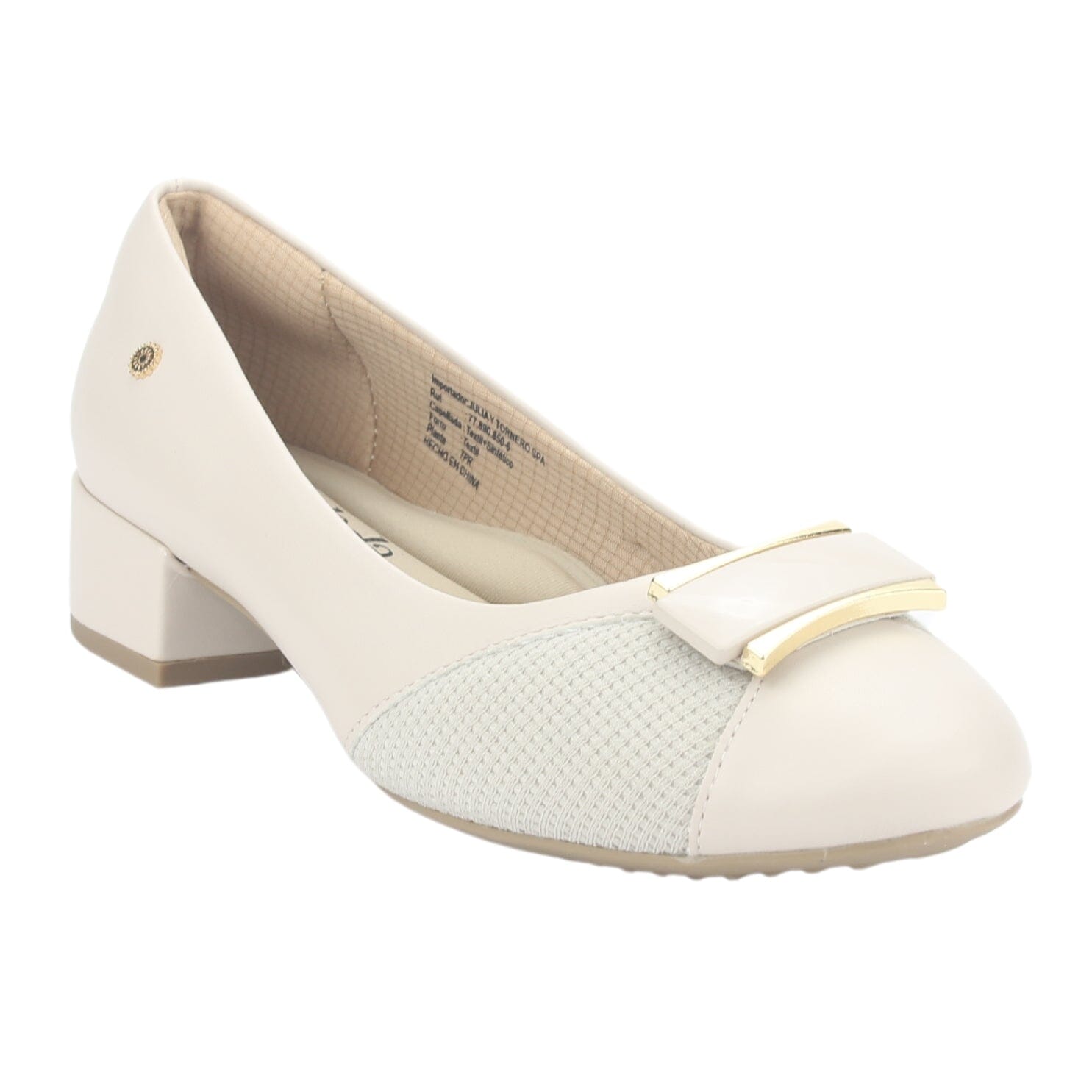 Zapato Chalada Mujer Sore-1 Beige Casual Tacones Bajos Chalada 