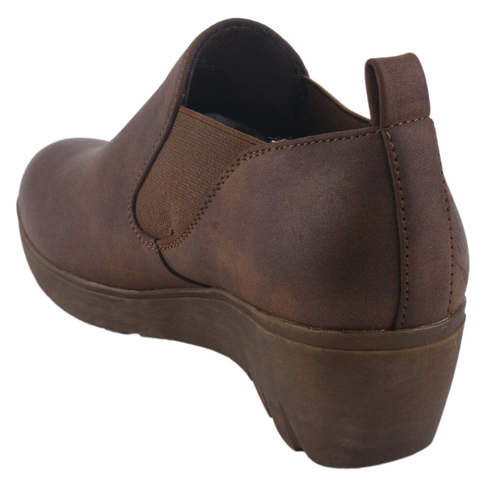 Zapato Chalada Mujer Tanda-31 Tostado Casual Zapatos Taco Chalada 