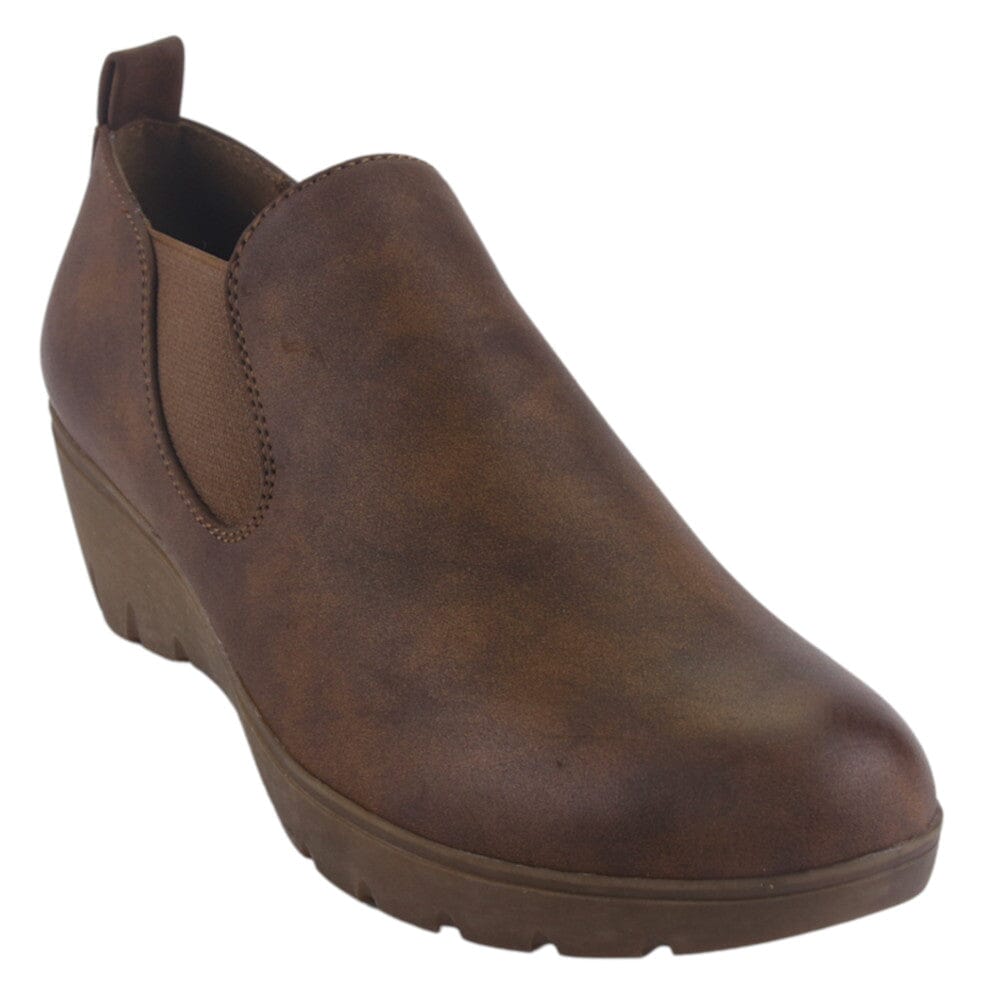 Zapato Chalada Mujer Tanda-31 Tostado Casual Zapatos Taco Chalada 