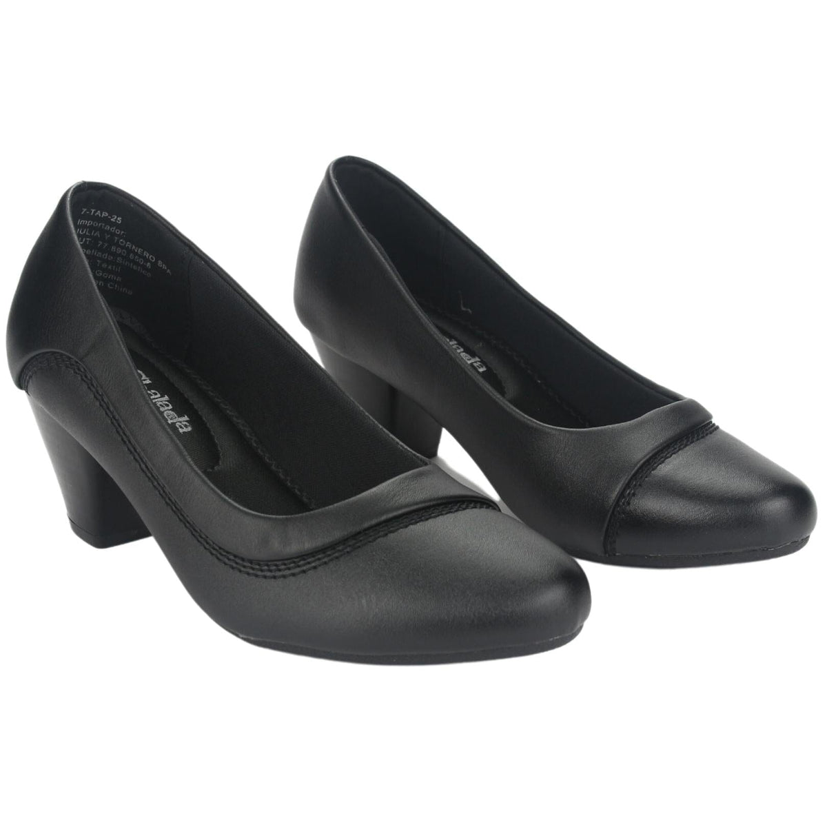 Zapato Chalada Mujer Tap-25 Negro Casual Zapato Mujer Casual Chalada 