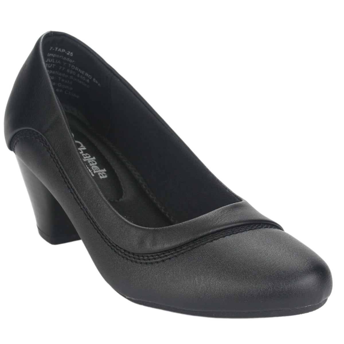 Zapato Chalada Mujer Tap-25 Negro Casual Zapato Mujer Casual Chalada 